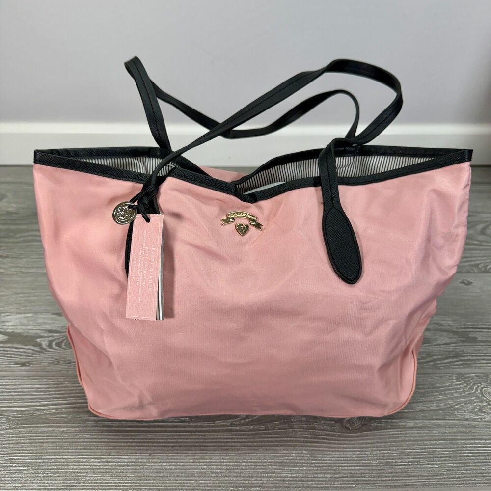 Vintage Y2K Victoria's Secret VS Tote Shoulder Bag Light Dusty Rose Pink - NEW